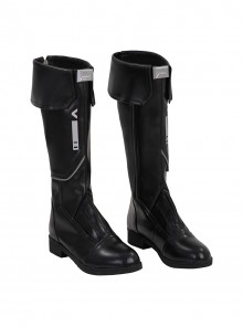 Games Valorant  Halloween Cosplay Sage Accessories Black Boots