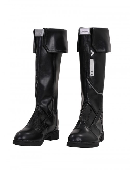 Games Valorant  Halloween Cosplay Sage Accessories Black Boots