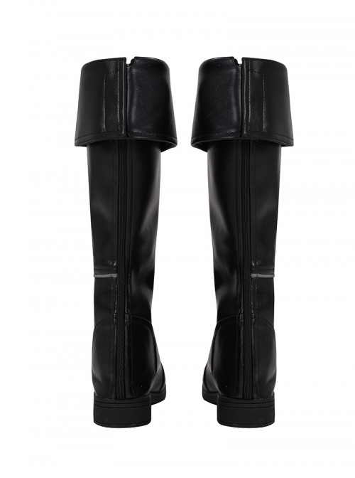Games Valorant  Halloween Cosplay Sage Accessories Black Boots
