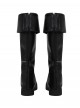 Games Valorant  Halloween Cosplay Sage Accessories Black Boots