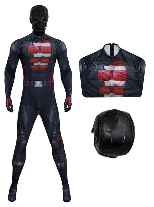 Thunderbolts Halloween Cosplay John F. Walker Bodysuit Costume Set