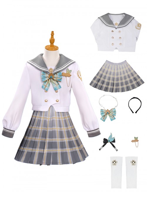 Game Honkai Star Rail Halloween Cosplay Firefly Spring Missive Costume Set Without Shoes