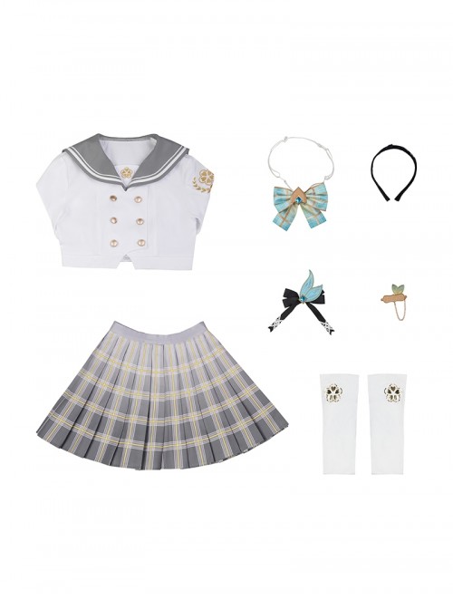 Game Honkai Star Rail Halloween Cosplay Firefly Spring Missive Costume Set Without Shoes