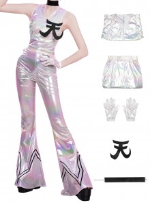 New Panty Stocking With Garterbelt Halloween Cosplay Polyester Costume Set