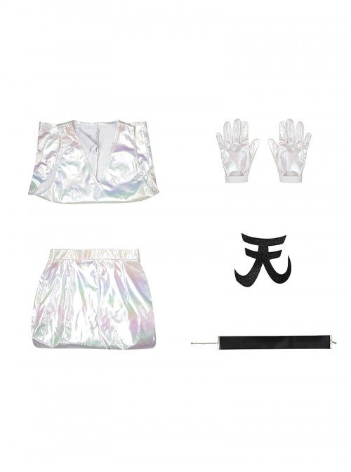 New Panty Stocking With Garterbelt Halloween Cosplay Polyester Costume Set