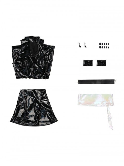 New Panty Stocking With Garterbelt Halloween Cosplay Polyurethane Costume Set