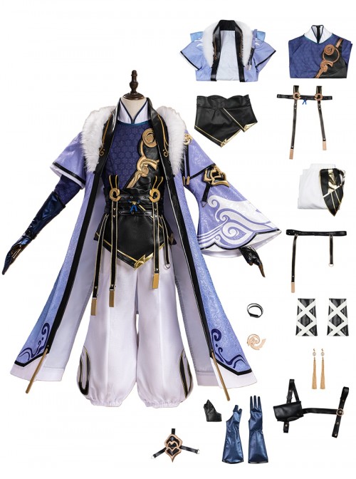 Game Honor Of Kings Halloween Cosplay Sun Quan Costume Set Without Shoes