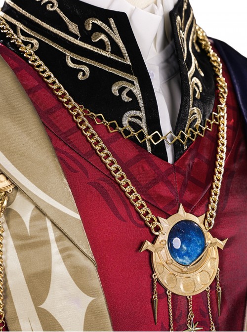 Game Identity V Halloween Cosplay Philippe Wax Artist Astrologer Costume Set