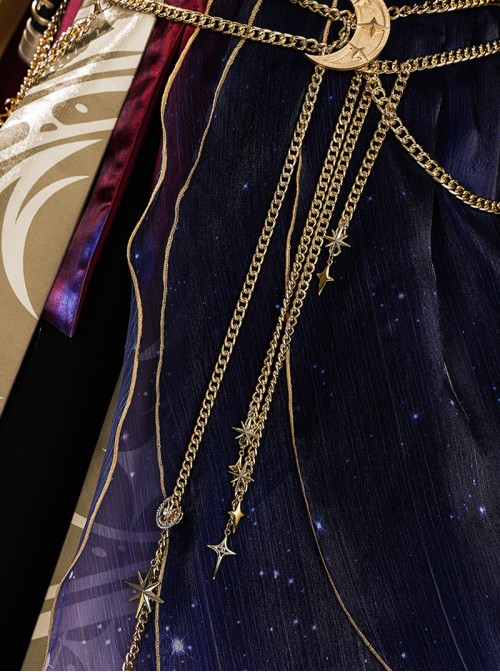 Game Identity V Halloween Cosplay Philippe Wax Artist Astrologer Costume Set