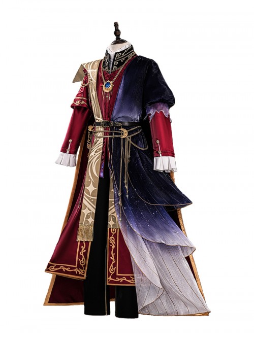 Game Identity V Halloween Cosplay Philippe Wax Artist Astrologer Costume Set