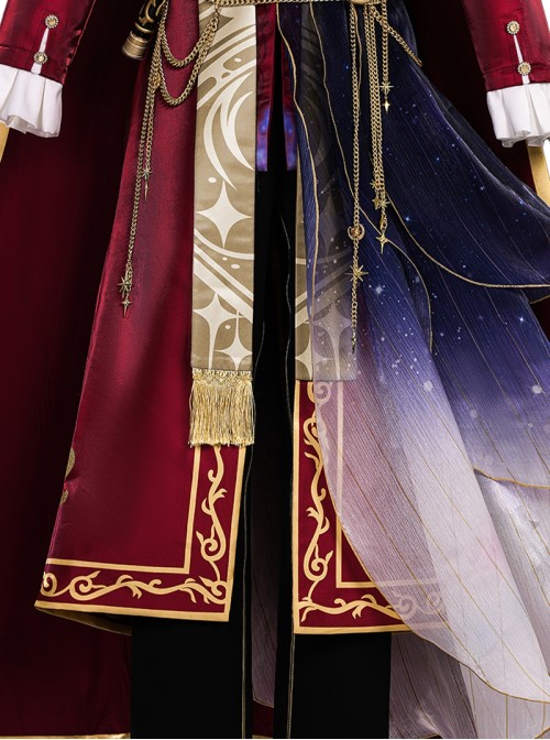 Game Identity V Halloween Cosplay Philippe Wax Artist Astrologer Costume Set