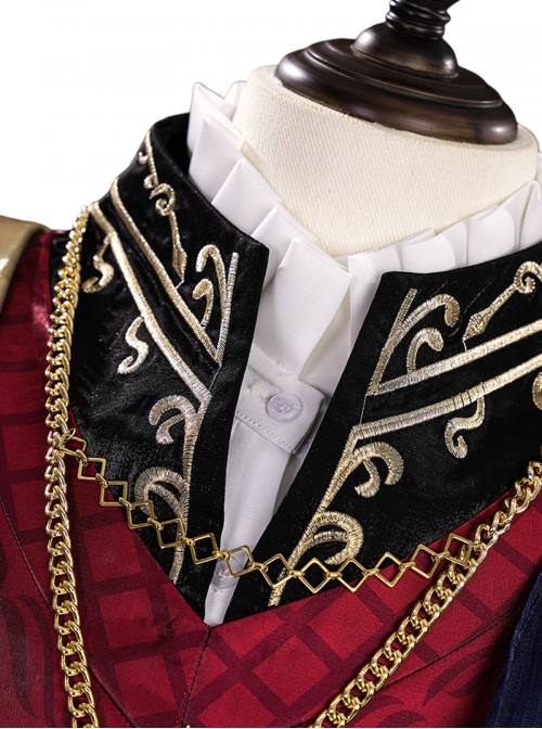 Game Identity V Halloween Cosplay Philippe Wax Artist Astrologer Costume Set