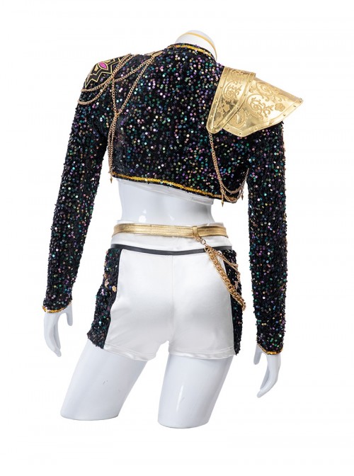 K-Pop Demon Hunters Halloween Cosplay Rumi Costume Set Without Shoes