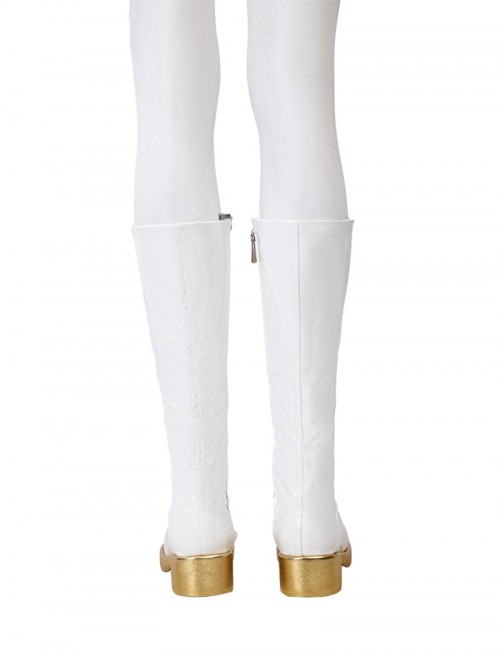 K-Pop Demon Hunters Halloween Cosplay Rumi Accessories White Boots