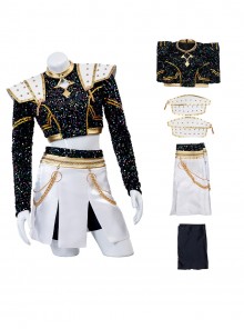 Animated Movie K-Pop Demon Hunters Halloween Cosplay Zoey Costume Set Without Shoes