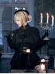 Mysterious Master Series Gothic Cool Steampunk Style Black Striped Detachable Collar Cape