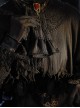 Mysterious Master Series Gothic Cool Steampunk Style Black Striped Detachable Collar Cape
