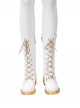 Animated Movie K-Pop Demon Hunters Halloween Cosplay Zoey Accessories White Boots