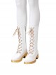Animated Movie K-Pop Demon Hunters Halloween Cosplay Zoey Accessories White Boots