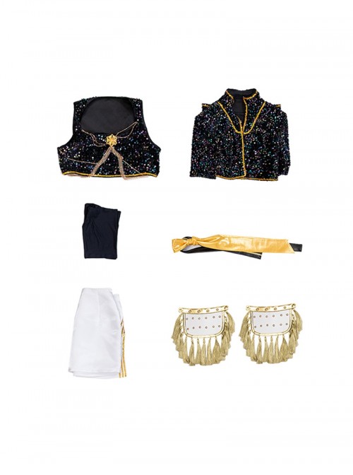 K-Pop Demon Hunters Halloween Cosplay Mira Costume Set Without Shoes