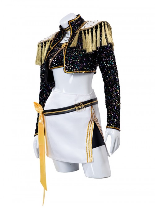 K-Pop Demon Hunters Halloween Cosplay Mira Costume Set Without Shoes