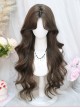 Daily Elegance Classic Lolita Full Head Big Waves Middle Parted Long Curly Wig