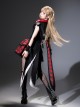 Rock Bunny Series Punk Lolita Sweet Cool Black Red Jacket Skirt Y2K Idol Set