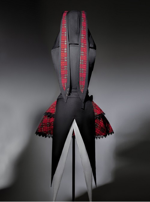 Rock Bunny Series Punk Lolita Sweet Cool Black Red Jacket Skirt Y2K Idol Set