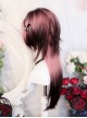 Rock Series Sweet Lolita Japanese Simulation Pink Black Jellyfish Head Long Wig