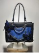 Maze Butterfly Series Kawaii Fashion Chic Exquisite Butterfly Chain Transparent Layer Large Capacity Tote Bag