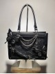 Maze Butterfly Series Kawaii Fashion Chic Exquisite Butterfly Chain Transparent Layer Large Capacity Tote Bag