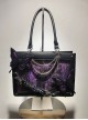 Maze Butterfly Series Kawaii Fashion Chic Exquisite Butterfly Chain Transparent Layer Large Capacity Tote Bag