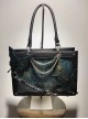 Maze Butterfly Series Kawaii Fashion Chic Exquisite Butterfly Chain Transparent Layer Large Capacity Tote Bag