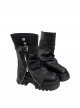 British Punk Lolita Thick Sole Fashion Trendy Western Jeans Tube Martin Boots