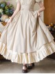 Sunny Forest Series Classic Lolita Daily Commute Fit Checked Short Puff Sleeve Dress