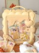 Small Cookies Series Kawaii Fashion Sweet Cute Japanese Square Transparent Layered Itabag Bag Crossbody Backpack