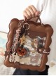 Small Cookies Series Kawaii Fashion Sweet Cute Japanese Square Transparent Layered Itabag Bag Crossbody Backpack