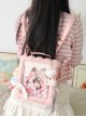 Small Cookies Series Kawaii Fashion Sweet Cute Japanese Square Transparent Layered Itabag Bag Crossbody Backpack