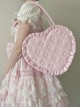 Love Pillow Series Sweet Lolita Luxurious Japanese Pleated Dot Single Shoulder Bag