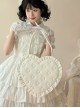 Love Pillow Series Sweet Lolita Luxurious Japanese Pleated Dot Single Shoulder Bag