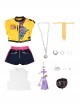 Animated Movie K-Pop Demon Hunters Halloween Cosplay Rumi Costume Set Without Shoes