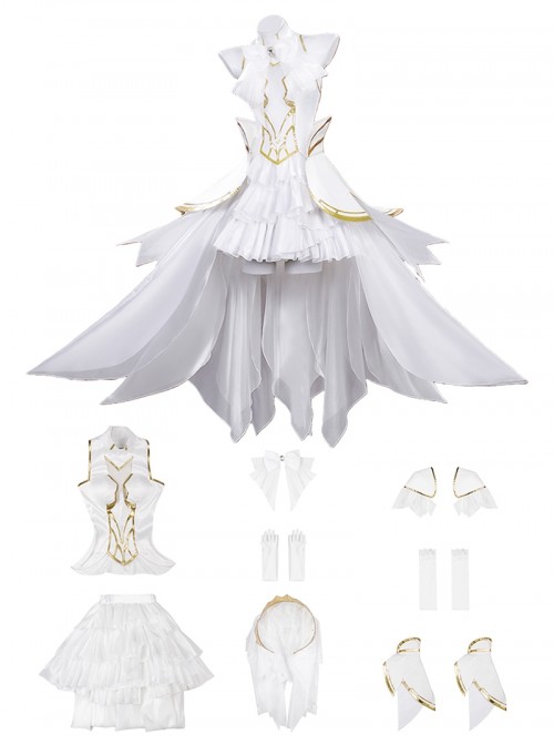 Date A Live Halloween Cosplay Tobiichi Origami Elf Costume Set