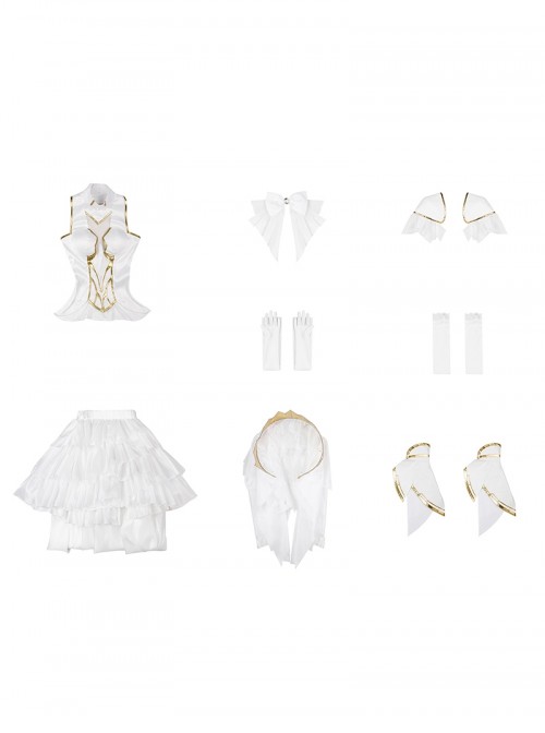 Date A Live Halloween Cosplay Tobiichi Origami Elf Costume Set