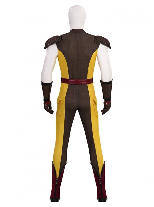 Deadpool & Wolverine Halloween Cosplay Wolverine Brown Battle Suit Costume Set Without Shoes And Wolf Claw