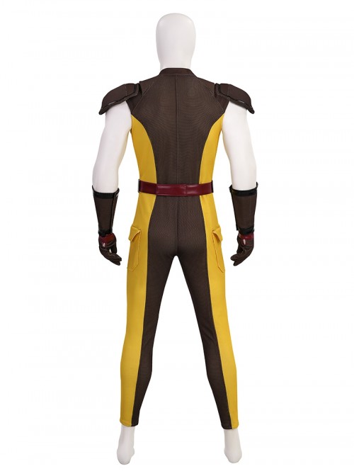 Deadpool & Wolverine Halloween Cosplay Wolverine Brown Battle Suit Costume Set Without Shoes And Wolf Claw