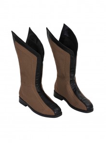 Deadpool & Wolverine Halloween Cosplay Wolverine Brown Battle Suit Accessories Brown Boots