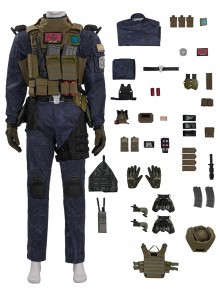 Game Delta Force Halloween Cosplay Wei Long Dragon Costume Set Without Jet Pack