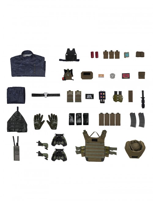 Game Delta Force Halloween Cosplay Wei Long Dragon Costume Set Without Jet Pack