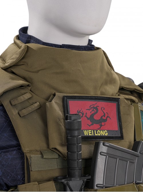 Game Delta Force Halloween Cosplay Wei Long Dragon Costume Set Without Jet Pack