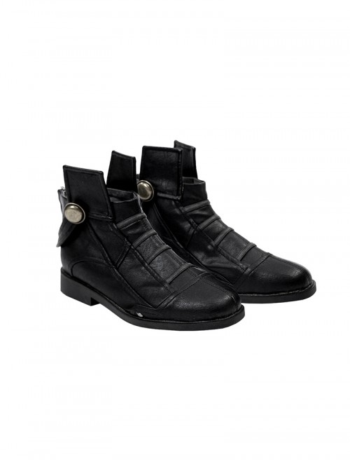 Clair Obscur Expedition 33 Halloween Cosplay Gustav Accessories Black Shoes